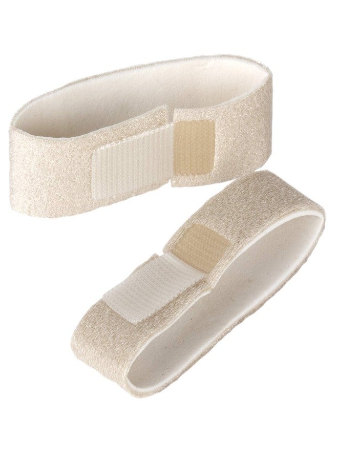 Flents Finger & Toe Wraps, Compression Bandage Supports & Aligns, 2 Straps with Hook & Loop Closure Black, Made in the USA - Image 1